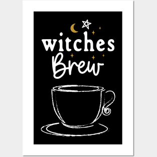 Witches Brew with Coffee of Tea Cup Posters and Art